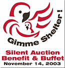 Gimme Shelter! Silent Auction Benefit & Buffet