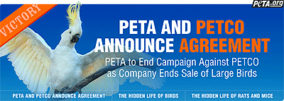 PETA and PETCO Announce Agreement